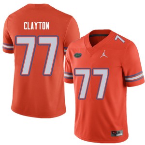 Jordan Brand Men #77 Antonneous Clayton Florida Gators College Football Jerseys Orange 923012-488