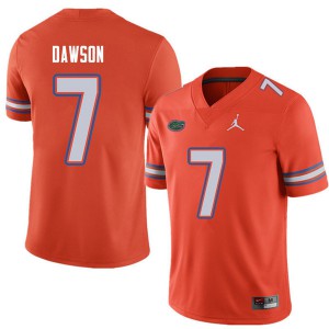 Jordan Brand Men #7 Duke Dawson Florida Gators College Football Jerseys Orange 729512-251