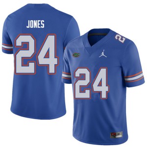 Jordan Brand Men #24 Matt Jones Florida Gators College Football Jerseys Royal 586050-221