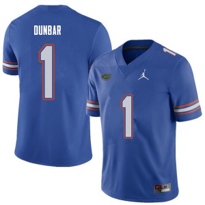 Jordan Brand Men #1 Quinton Dunbar Florida Gators College Football Jerseys Royal 839486-702