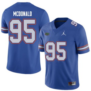 Jordan Brand Men #95 Ray McDonald Florida Gators College Football Jerseys Royal 920578-815