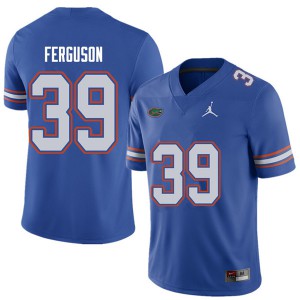 Jordan Brand Men #39 Ryan Ferguson Florida Gators College Football Jerseys Royal 928202-522