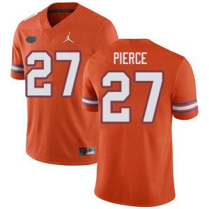 Jordan Brand Men #27 Dameon Pierce Florida Gators College Football Jerseys Orange 689047-777
