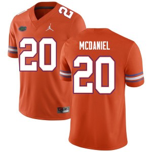 Men #20 Mordecai McDaniel Florida Gators College Football Jerseys Orange 138363-396