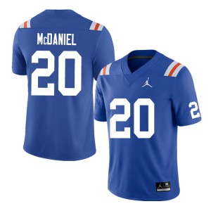 Men #20 Mordecai McDaniel Florida Gators College Football Jerseys Throwback 363948-963