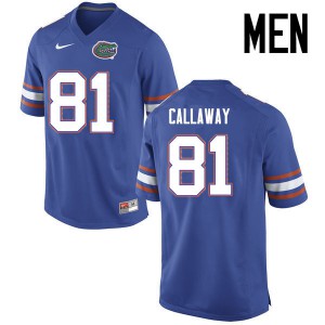 Men Florida Gators #81 Antonio Callaway College Football Jerseys Blue 501114-284