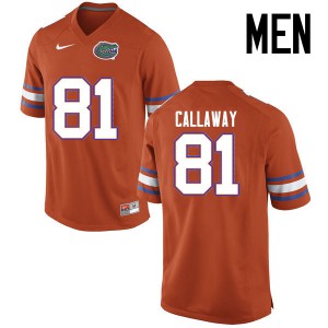 Men Florida Gators #81 Antonio Callaway College Football Jerseys Orange 417149-334
