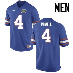Men Florida Gators #4 Brandon Powell College Football Jerseys Blue 292092-243