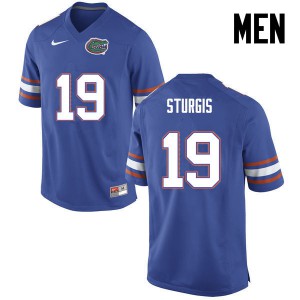 Men Florida Gators #19 Caleb Sturgis College Football Blue 604493-411