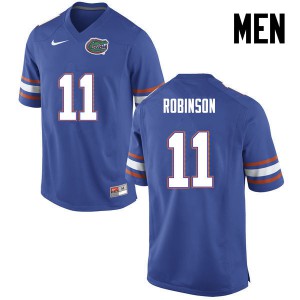 Men Florida Gators #11 Demarcus Robinson College Football Blue 647425-728