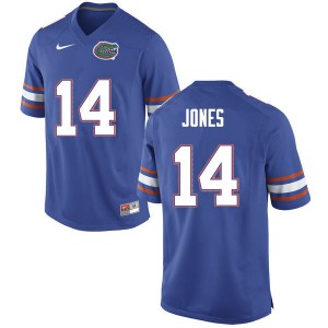 Men #14 Emory Jones Florida Gators College Football Jerseys Blue 699348-882