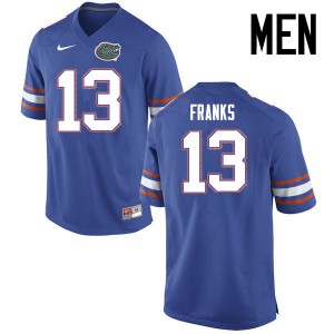 Men Florida Gators #13 Feleipe Franks College Football Jerseys Blue 461245-593