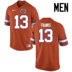 Men Florida Gators #13 Feleipe Franks College Football Jerseys Orange 177395-675