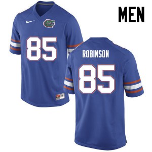 Men Florida Gators #85 James Robinson College Football Blue 305045-299