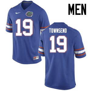 Men Florida Gators #19 Johnny Townsend College Football Jerseys Blue 576581-666