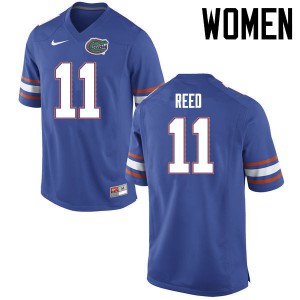 Women Florida Gators #11 Jordan Reed College Football Jerseys Blue 466519-150
