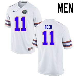 Men Florida Gators #11 Jordan Reed College Football Jerseys White 407834-647