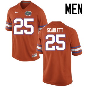 Men Florida Gators #25 Jordan Scarlett College Football Jerseys Orange 670792-874