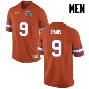 Men Florida Gators #9 Josh Evans College Football Orange 840520-767