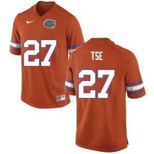 Men #27 Joshua Tse Florida Gators College Football Jerseys Orange 508822-307