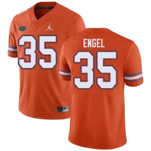 Jordan Brand Men #35 Kyle Engel Florida Gators College Football Jerseys Orange 598221-938