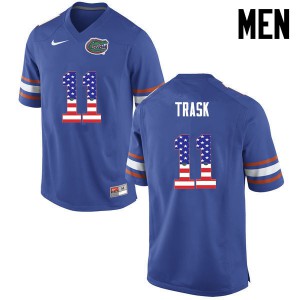 Men Florida Gators #11 Kyle Trask College Football USA Flag Fashion Blue 657195-116