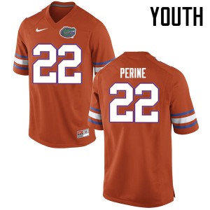 Youth Florida Gators #22 Lamical Perine College Football Jerseys Orange 901244-735