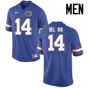 Men Florida Gators #14 Luke Del Rio College Football Jerseys Blue 853538-236