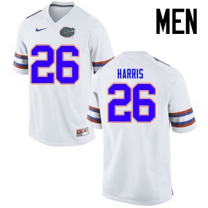 Men Florida Gators #26 Marcell Harris College Football Jerseys White 698841-495