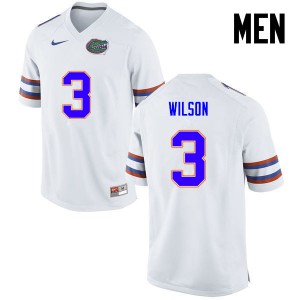 Men Florida Gators #3 Marco Wilson College Football White 480372-231