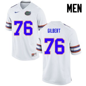 Men Florida Gators #76 Marcus Gilbert College Football White 872130-926