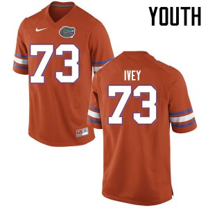Youth Florida Gators #73 Martez Ivey College Football Jerseys Orange 632391-577