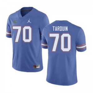 Jordan Brand Men #70 Michael Tarquin Florida Gators College Football Jerseys Blue 596915-894