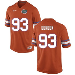 Men #93 Moses Gordon Florida Gators College Football Jerseys Orange 205488-823