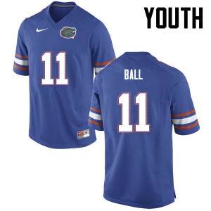 Youth Florida Gators #11 Neiron Ball College Football Blue 764043-601