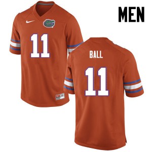 Men Florida Gators #11 Neiron Ball College Football Orange 205297-314