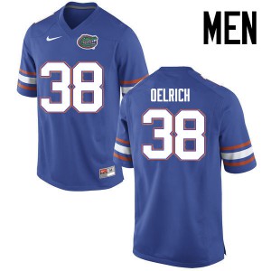 Men Florida Gators #38 Nick Oelrich College Football Jerseys Blue 451584-135