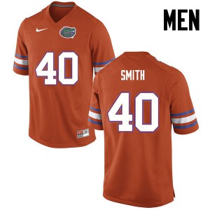 Men Florida Gators #40 Nick Smith College Football Orange 458713-469
