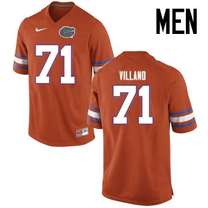 Men Florida Gators #71 Nick Villano College Football Jerseys Orange 556537-669