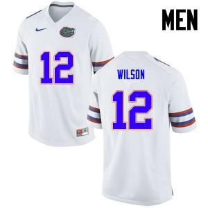 Men Florida Gators #12 Quincy Wilson College Football White 572008-453