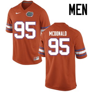 Men Florida Gators #95 Ray McDonald College Football Jerseys Orange 976319-358
