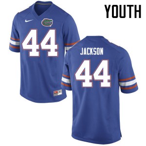 Youth Florida Gators #44 Rayshad Jackson College Football Jerseys Blue 449043-914