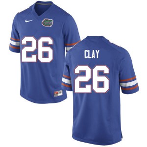 Men #26 Robert Clay Florida Gators College Football Jerseys Blue 809003-744