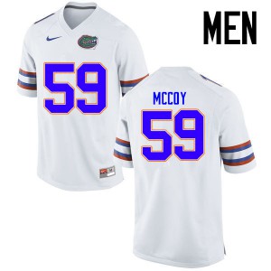 Men Florida Gators #59 T.J. McCoy College Football Jerseys White 657760-259