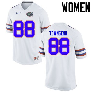 Women Florida Gators #88 Tommy Townsend College Football Jerseys White 900455-632