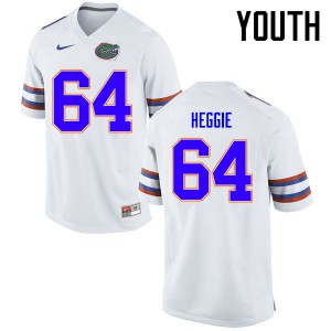 Youth Florida Gators #64 Tyler Jordan College Football Jerseys White 700575-411
