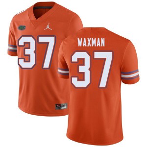Jordan Brand Men #37 Tyler Waxman Florida Gators College Football Jerseys Orange 648362-144