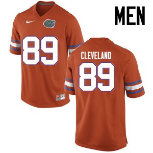 Men Florida Gators #89 Tyrie Cleveland College Football Jerseys Orange 998143-151
