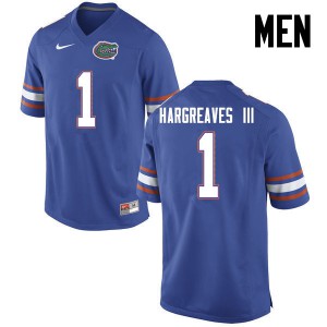 Men Florida Gators #1 Vernon Hargreaves III College Football Blue 793614-978