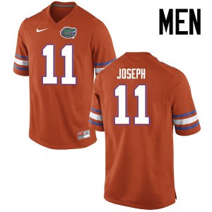 Men Florida Gators #11 Vosean Joseph College Football Jerseys Orange 376756-972